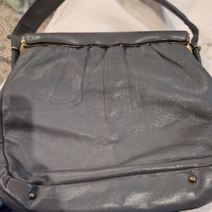 ParisStyle Gray Leather Vintage Bag